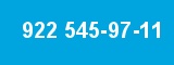 922 545-97-11 922 545-97-11